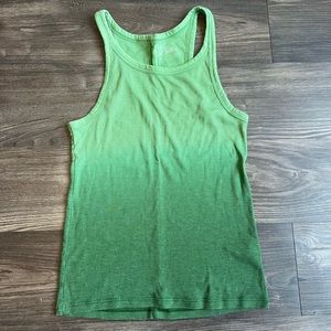 Green Ombré Aerie Racerback Tank